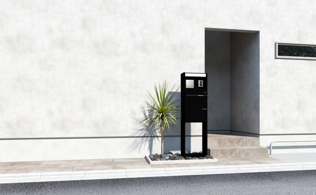 綺麗な方】LIXIL エクスポスト 横型ポストp-1型 シャイングレー