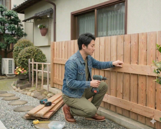 フェンス　DIY