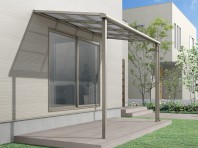 スピーディに施工できるテラス屋根 2015年10月発売の新商品です。