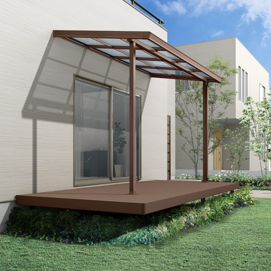 こんなお庭をつくりたい おしゃれなデザイン重視のテラス屋根 エクステリアのある暮らしブログ