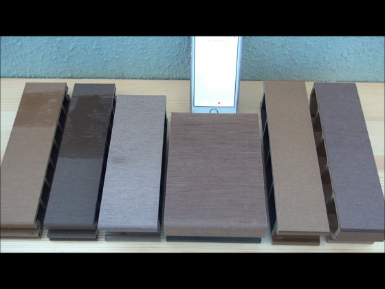 ウッドデッキ乾燥までかかる時間計測 1時間30分経過