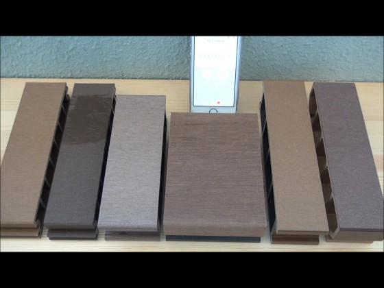 ウッドデッキ乾燥までかかる時間計測 2時間経過