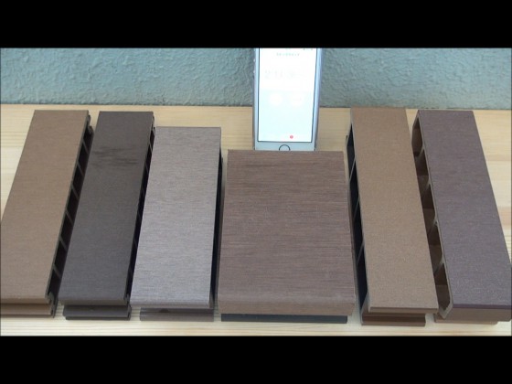 ウッドデッキ乾燥までかかる時間計測 2時間10分経過