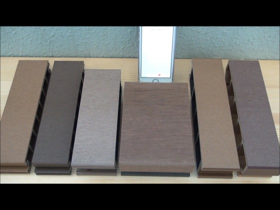 ウッドデッキ乾燥までかかる時間計測 2時間20分経過