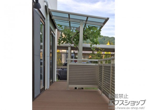 【YKKAP エフルージュZERO】限られた敷地もすみずみまで活用。斜め加工対応可能な独立タイプ