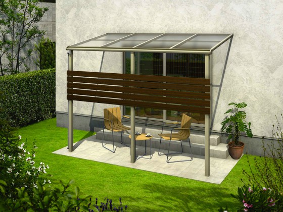庭目隠しに最適 テラスにカスタマイズデザインで目隠し板を設置 エクステリアのある暮らしブログ