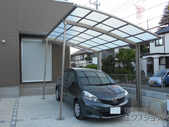 着脱式柱がある場合は、積雪対応にも効果があります。