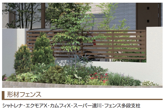 もちろん人気のフェンスシリーズにも対応