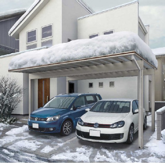 YKKAP 新商品 エフルージュ 最大150cmまでの積雪に対応