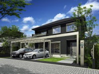 エフルージュツイン 梁延長セット：54-54H(10m) 屋根ふき材：ポリカ （トーメイマット）