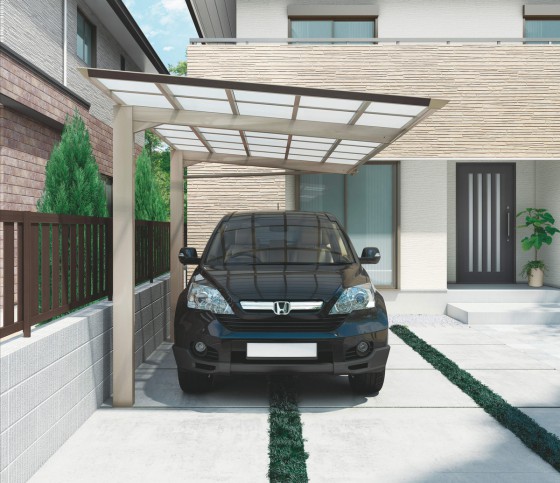 四国化成 新商品 スマートポートHG 片側支持タイプ 屋根の勾配が屋根先に向かって下がる逆勾配