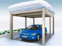 四国化成 新商品 フェアポート 積雪最大100cmまで対応するデザインカーポート