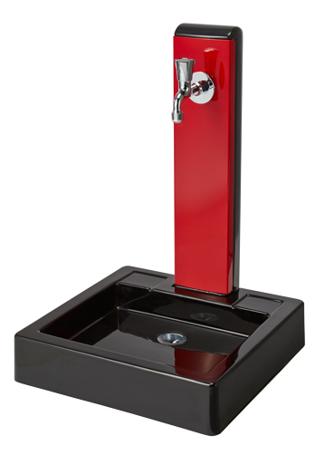 立水栓「UNFAIR ヴォーグ」イタリアンレッドソリッド