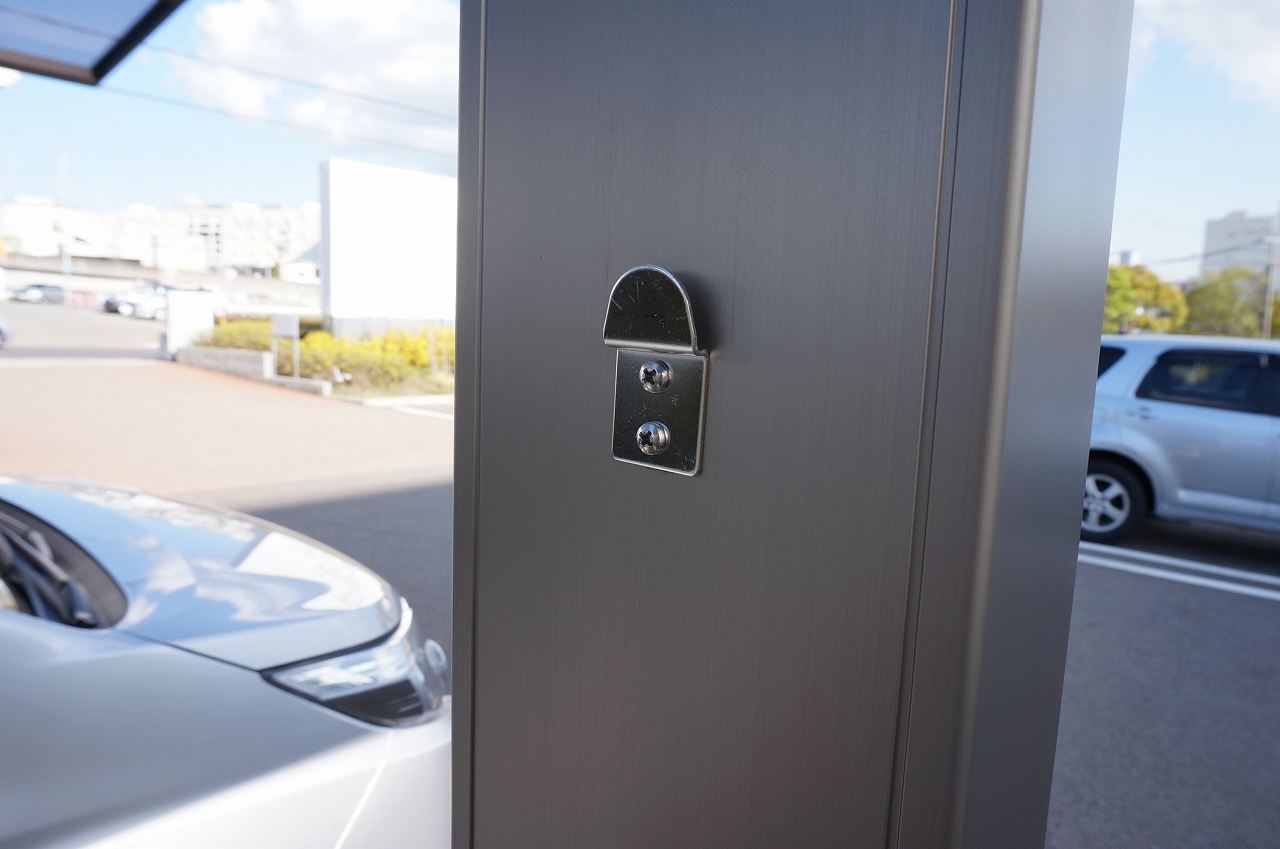 台風対策 積雪対策 サポート柱 補助柱の取り付け方法 動画解説アリ エクステリアのある暮らしブログ