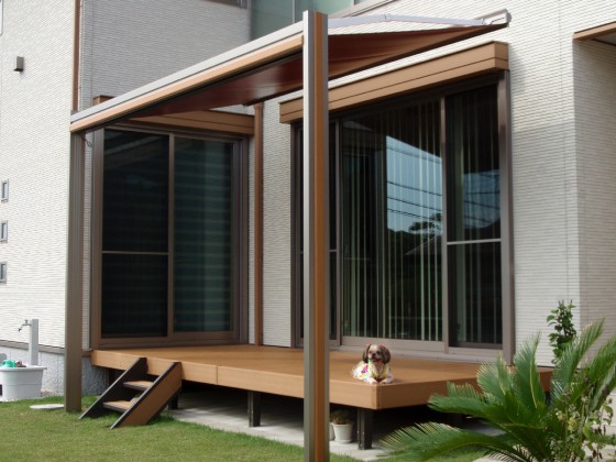 一味違った新発想の独立型オーニング 彩樹 あやーじゅ エクステリアのある暮らしブログ