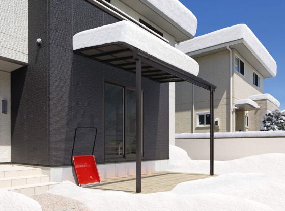 ４）三協アルミ 2017年 新発売テラス レボリューテラスZ 積雪100cm対応タイプ