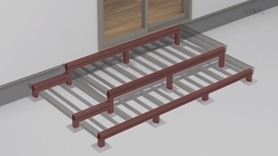 タイルデッキの施工手順1