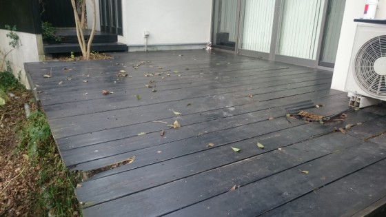 天然木ウッドデッキを長年利用していると多少の痛みが進みます