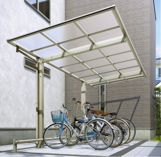 駐輪場を快適にするためには 自転車置き場屋根 エクステリアのある暮らしブログ