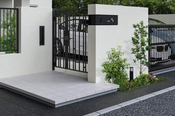 セミクローズドスタイルーオープンスタイルとクローズドスタイルの中間。圧迫感などもなく、防犯性にも優れている。