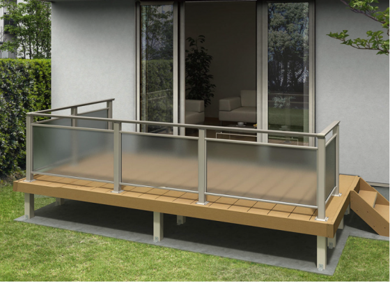 リウッドデッキ200 ルシアスデッキフェンスB04型