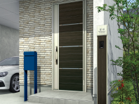 ルシアス サインポールと玄関ドア ヴェナートシリーズ