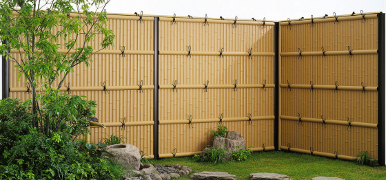 建仁寺垣〈両面タイプ〉T180（間仕切柱施工）