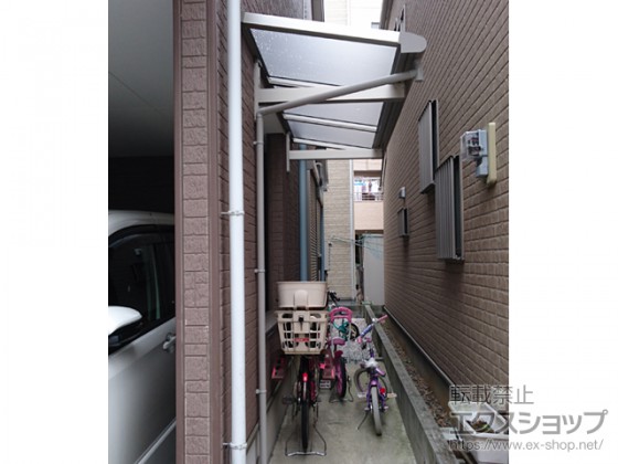 狭小地に サイクルポート代用品で自転車置き場に屋根を付ける方法 エクステリアのある暮らしブログ
