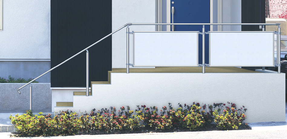 2世帯住宅などでも老若男女安心の手すりシリーズ エクステリアのある暮らしブログ