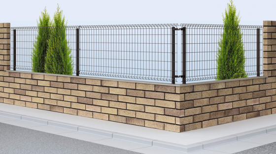 イーネットフェンス1F型の全体イメージ