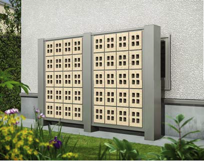 面格子としてグリーンブロックの活用例