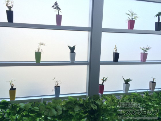 格子の枠部分をディスプレイコーナーに