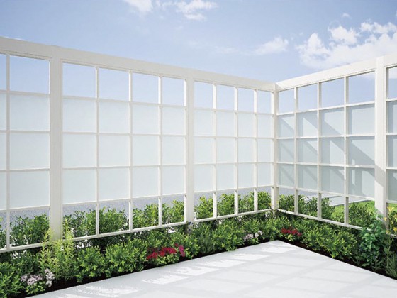 LIXIL TOEX Gスクリーン 角格子 パネル3段