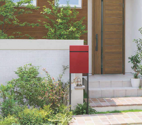 カラーポストでお住まいにアクセントを