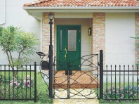 シャローネ機能門柱1型＋トラディシオン門扉