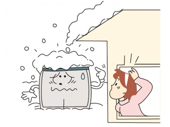 雨水や雪が屋根に直接落ちてくるような場所は、物置の設置場所には適しません。