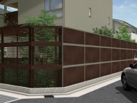 防音フェンスとその他のデザインのフェンスを組み合わせて設置することもできます。