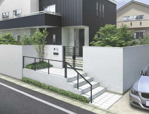 玄関アプローチ