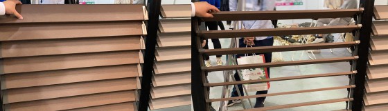 必要に応じてルーバーを動かせます。