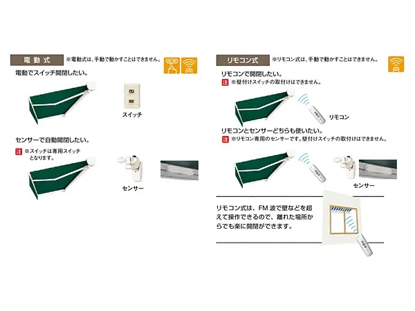 彩風 あやかぜ L型 電動式-LIXIL - オーニング・サンシェード・日よけ