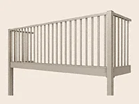 【未使用品】バルコニー 新日軽製 CBBT15S ２枚（ペット柵や家庭菜園など） LIXIL(新日軽)のバルコニー・ベランダお役立ち情報 - バルコニー