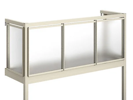 ルシアスバルコニー 柱建式 ポリカパネル 単体-YKKAP - バルコニー