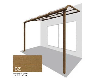 バリューテラスE F型 屋根タイプ 単体-四国化成 - バルコニー