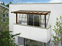 サザンテラス (パーゴラ仕様) 屋根タイプ 単体 サンシェードカーテン付き