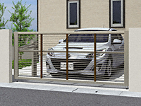 跳ね上げ門扉 ラビーネM1型 電動タイプ 1台用