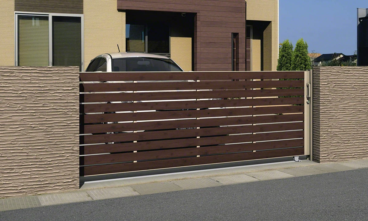 三協アルミ　ラクシェード　持出しタイプ（出幅130mm）　幅W1820mm×高さH990mm　ブラウン生地 三協アルミ ラクシェード 持出しタイプ（出幅130mm） 幅W1770mm×高さ