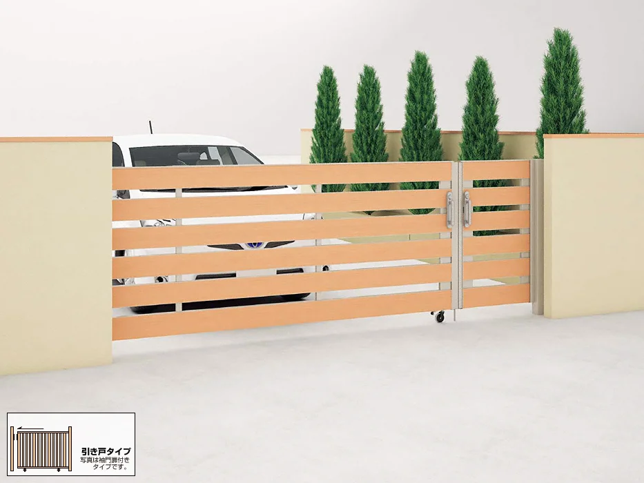 クラリス引戸 片引き 1型 電動式-四国化成 - カーゲートなら