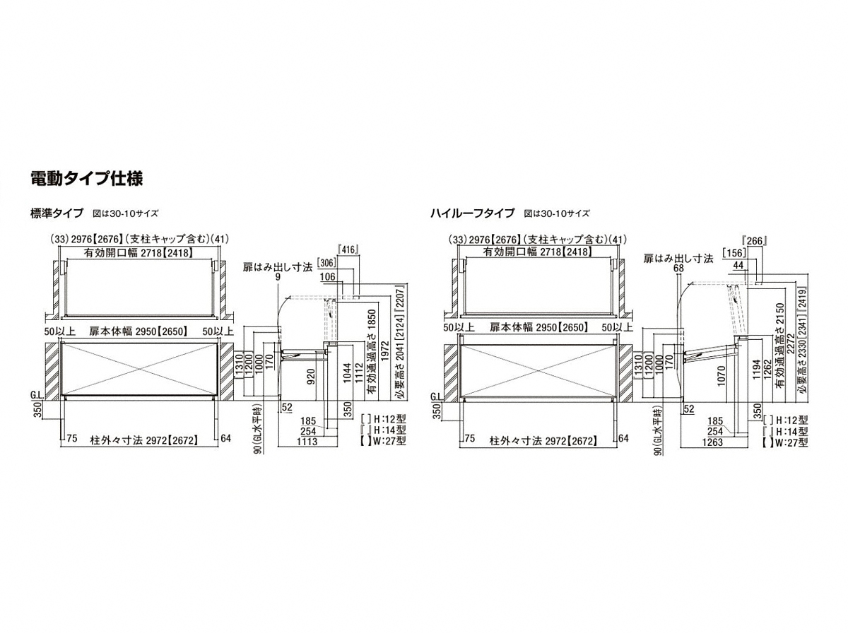 オーバードアS2型 電動式-LIXIL(TOEX) - カーゲートならエクスショップ