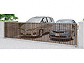 LIXIL(TOEX)ワイドオーバードアS4型 手動式 複合色掲載車種：エスティマ[トヨタ]、カローラ[トヨタ]