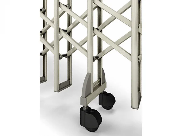 YKKAP　伸縮ゲート　レイオス5型（細桟）　両開き　32-32W　H11　PGA-5　『カーゲート　伸縮門扉』 受注生産品YKKAP 伸縮ゲート レイオス5型（細桟） 両開き親子 11-38W H11